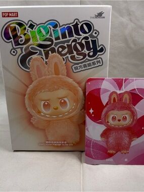 POP MART Labubu Big into Energy Plush Confirmed LOVE